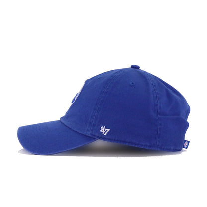 Philadelphia 76ers Dark Royal Blue 47 Brand Clean Up Dad Hat