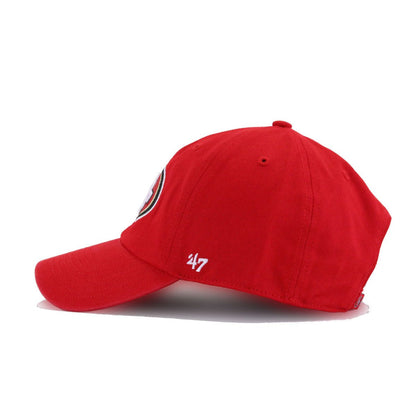 San Francisco 49ers Front Door Red 47 Brand Clean Up Dad Hat