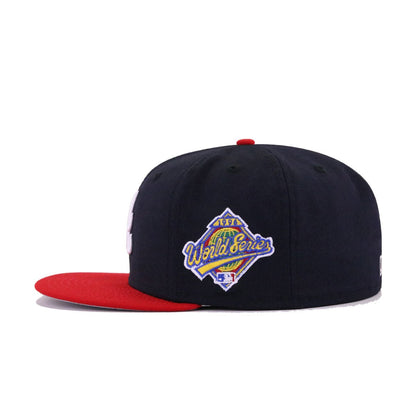 Atlanta Braves Navy Scarlet 1996 World Series Cooperstown New Era 59Fifty Fitted