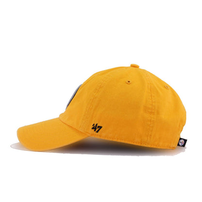 Pittsburgh Steelers Gold 47 Brand Clean Up Dad Hat