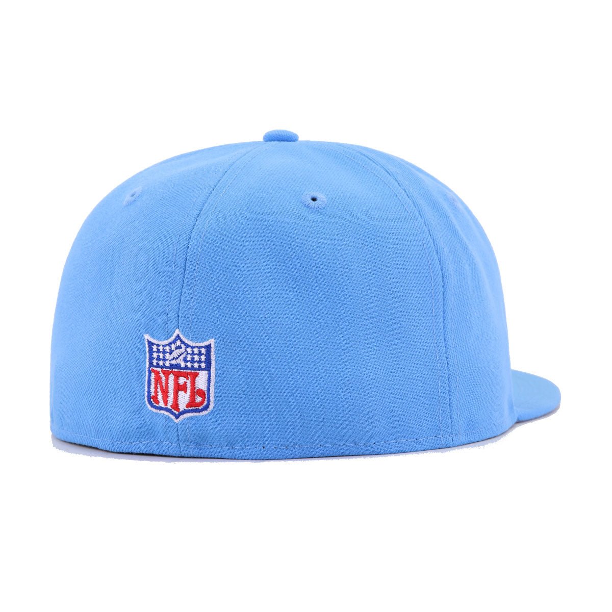 Houston Oilers Radiant Blue New Era 59Fifty Fitted