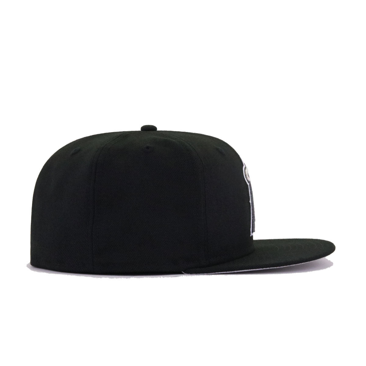 Los Angeles Angels Black Metallic New Era 59Fifty Fitted
