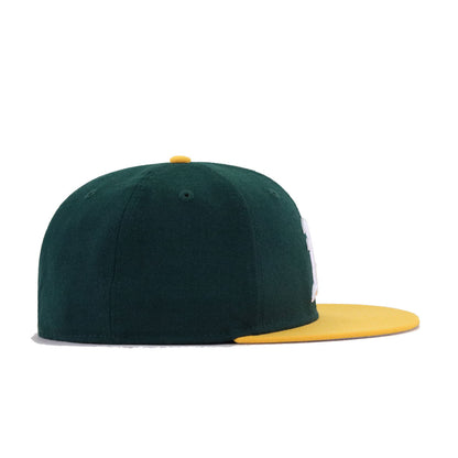 Oakland Athletics Dark Green A Gold Cooperstown AC New Era 59Fifty Fitted