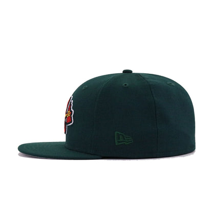 Atlanta Braves Dark Green Turner Field Final Season New Era 59Fifty Fitted