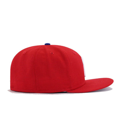 Philadelphia Phillies Scarlet Cooperstown AC New Era 59Fifty Fitted