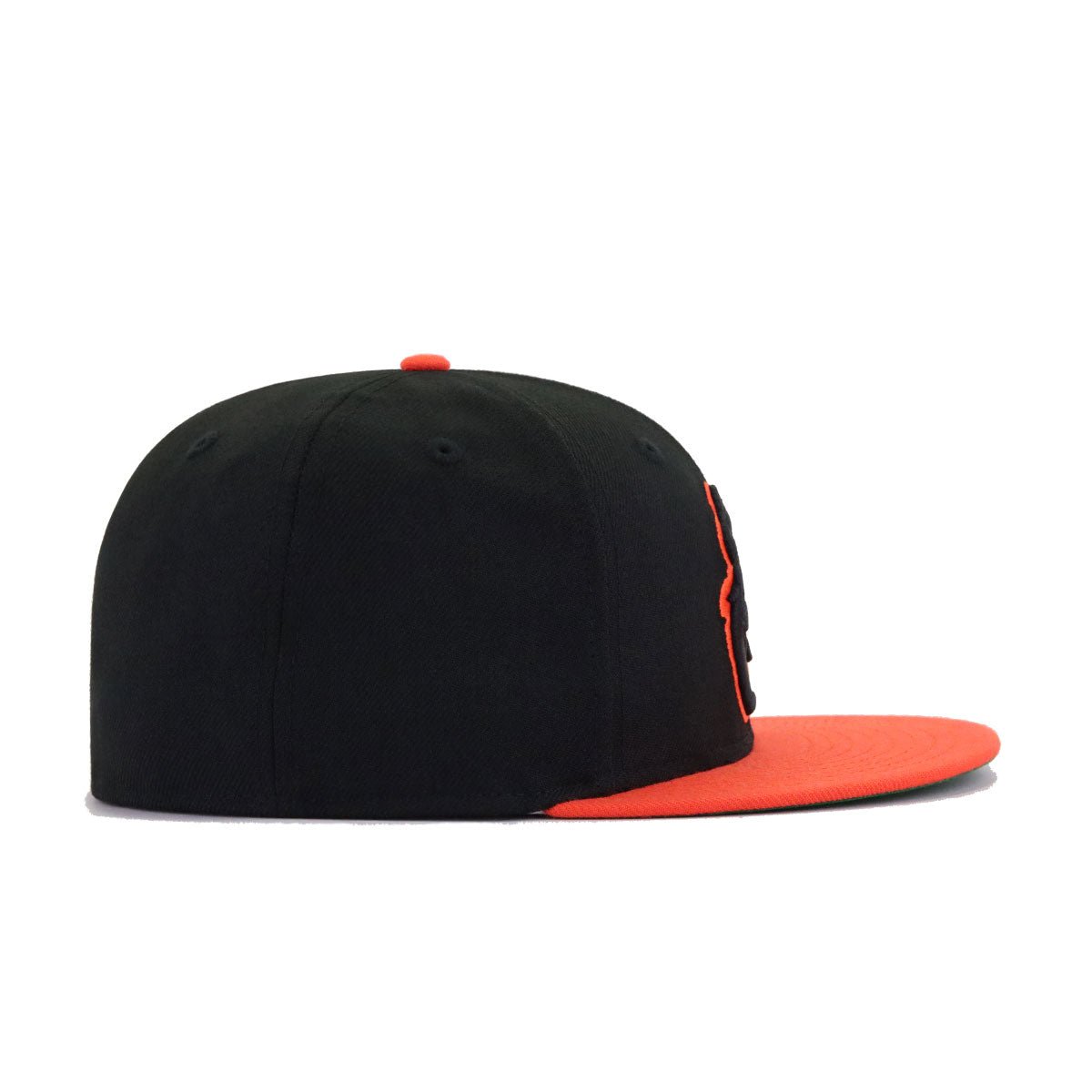 Baltimore Orioles Black Orange 1970 World Series Cooperstown Green Bottom New Era 59Fifty Fitted