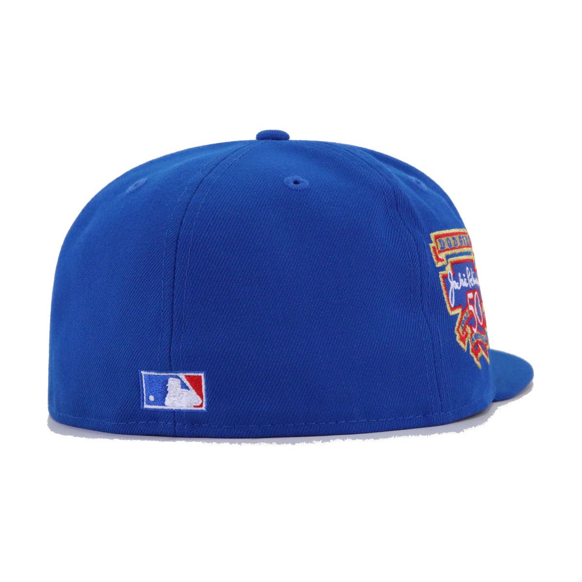 Brooklyn Dodgers Blue Azure Jackie Robinson 50th Anniversary New Era 59Fifty Fitted