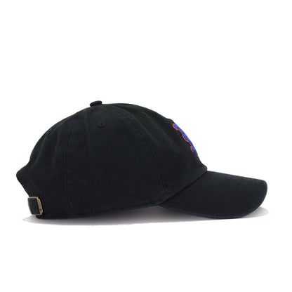New York Mets Black 47 Brand Clean Up Dad Hat