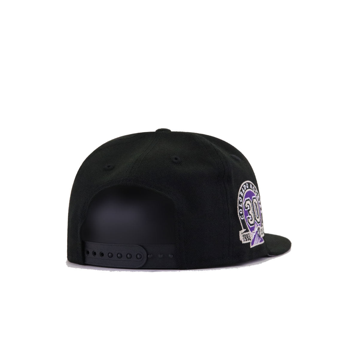 KIDS Colorado Rockies Black 30th Anniversary New Era K9Fifty Snapback