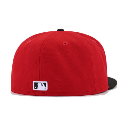 New York Yankees Scarlet Black New Era 59Fifty Fitted