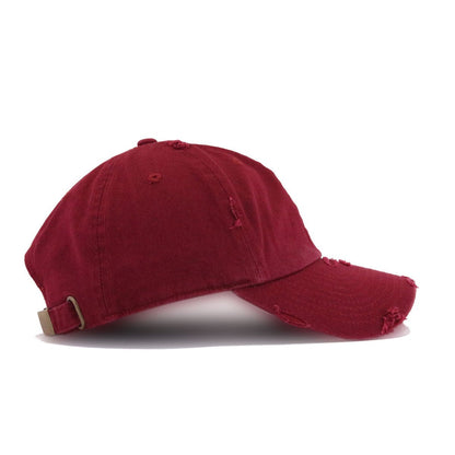 Distressed Maroon KBEthos Vintage Dad Hat