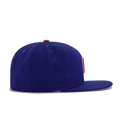 Chicago Cubs Dark Royal Blue Cooperstown AC New Era 59Fifty Fitted