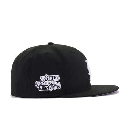 New York Mets Black Glow in the Dark 1986 World Series New Era 59Fifty Fitted