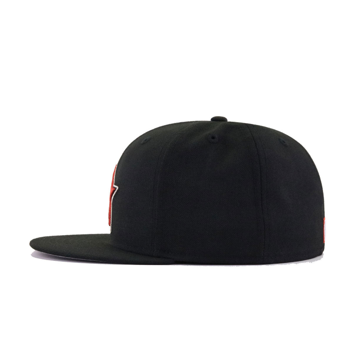 Houston Astros Black Cooperstown AC New Era 59Fifty Fitted