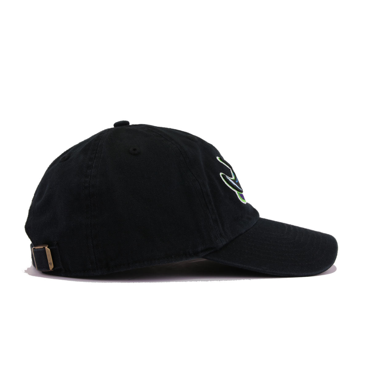 Tampa Bay Rays Black Cooperstown 47 Brand Clean Up Dad Hat