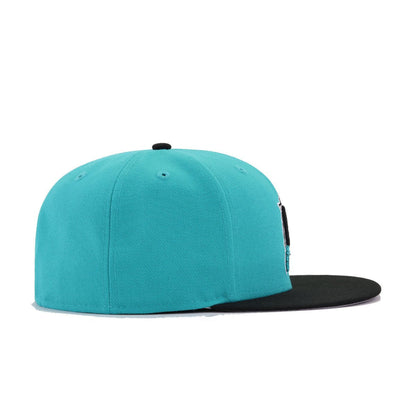 Florida Marlins Teal Black Cooperstown AC New Era 59Fifty Fitted