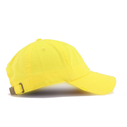 Distressed Yellow KBEthos Vintage Dad Hat