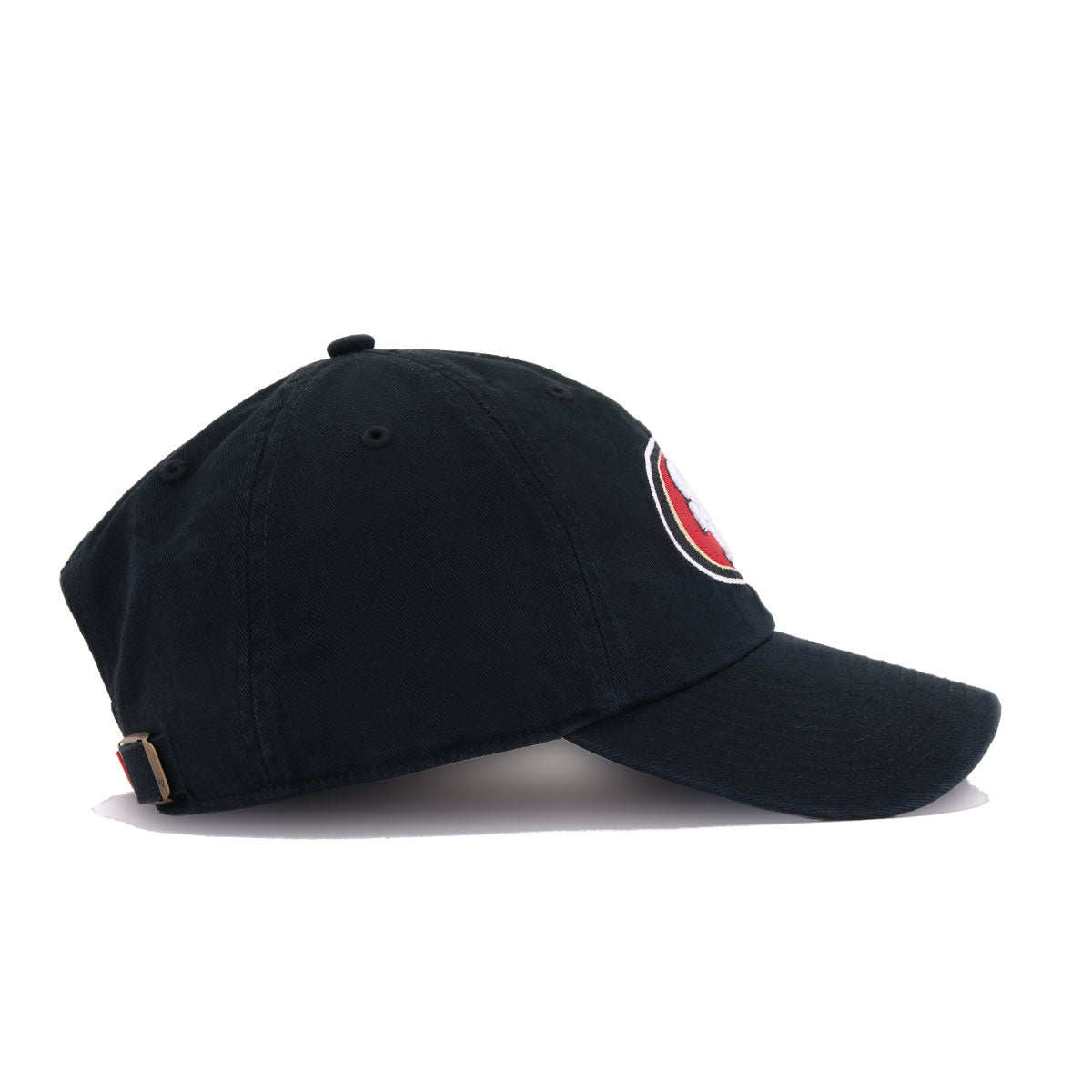 San Francisco 49ers Black 47 Brand Clean Up Dad Hat