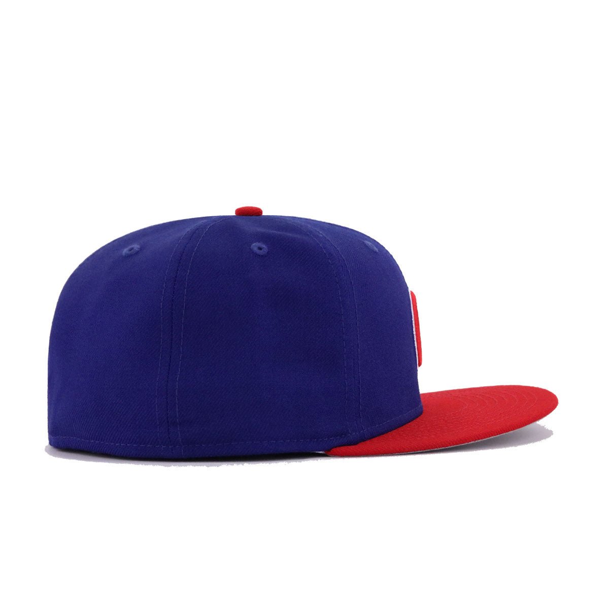 Chicago Cubs Dark Royal Blue Scarlet Cooperstown AC New Era 59Fifty Fitted