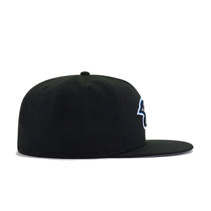 Toronto Blue Jays Black Cooperstown AC New Era 59Fifty Fitted