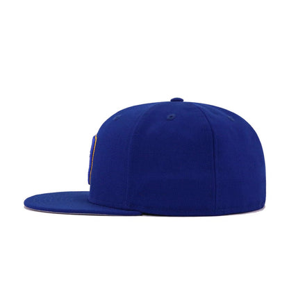 Milwaukee Brewers Light Royal Blue Cooperstown AC New Era 59Fifty Fitted
