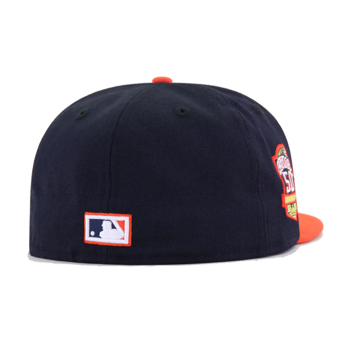 Houston Astros Navy Orange 50th Anniversary New Era 59Fifty Fitted