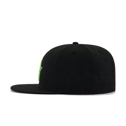 Houston Astros Black Neon Green 50th Anniversary New Era 59Fifty Fitted