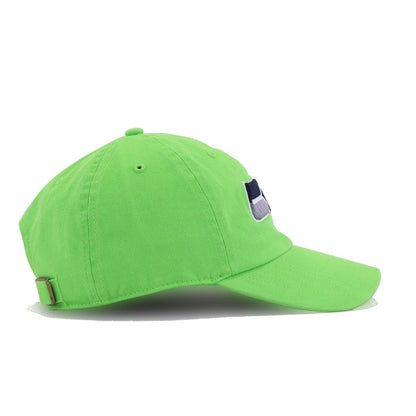 Seattle Seahawks Neon Green 47 Brand Clean Up Dad Hat