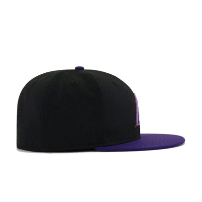 Arizona Diamondbacks Black Purple Cooperstown AC New Era 59Fifty Fitted