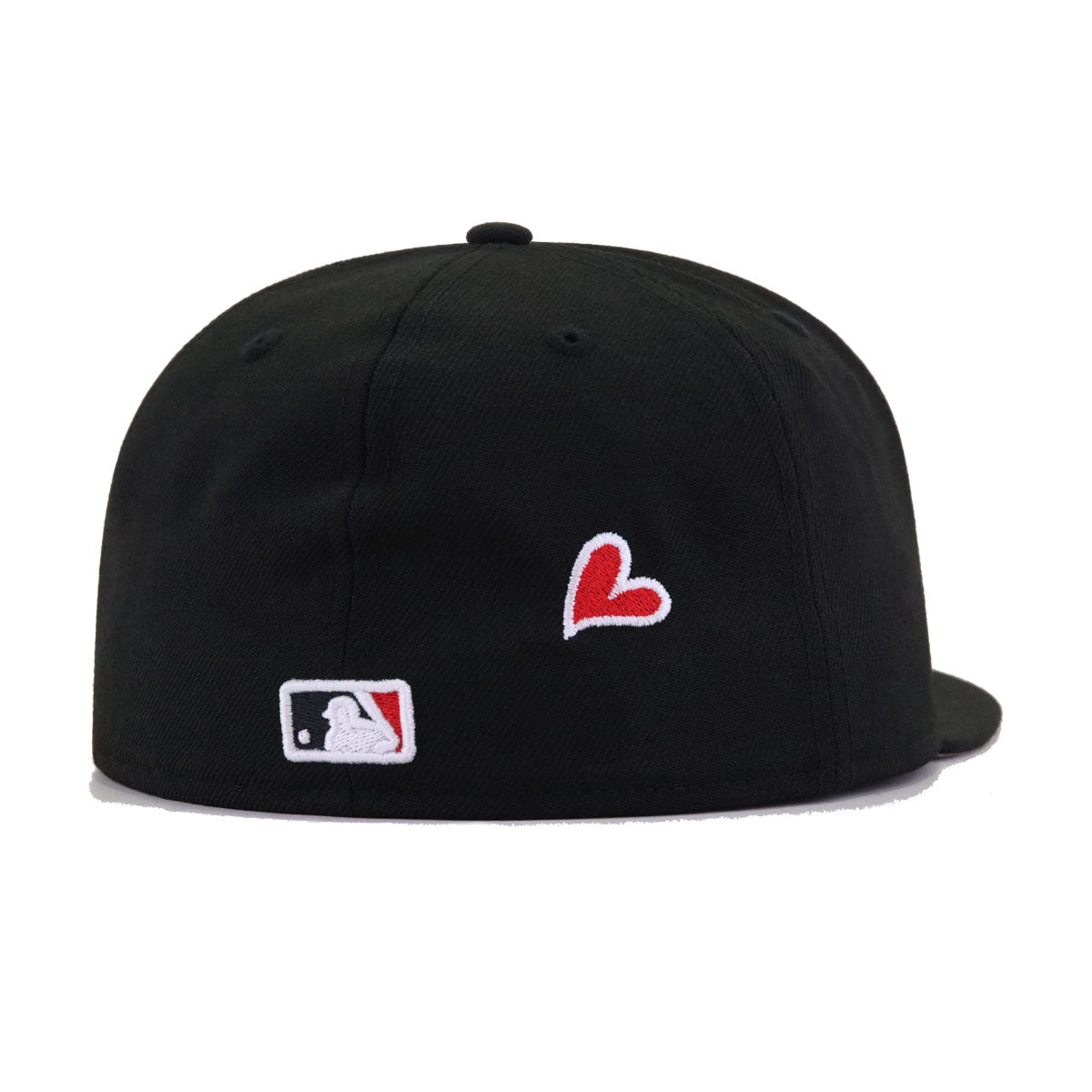 Los Angeles Dodgers Black Flawless Heartbacker New Era 59Fifty Fitted