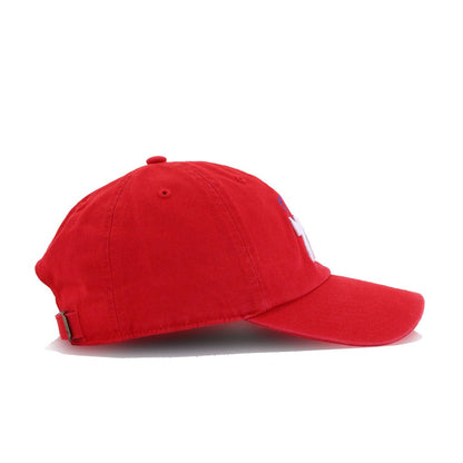 Philadelphia 76ers Front Door Red 47 Brand Clean Up Dad Hat