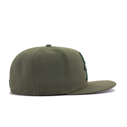 Fredericksburg Nationals New Olive OLD MONEY New Era 59Fifty Fitted