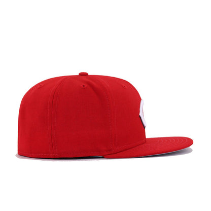 Cincinnati Reds Scarlet Cooperstown AC New Era 59Fifty Fitted