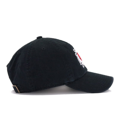 Kansas City Chiefs Black 47 Brand Clean Up Dad Hat