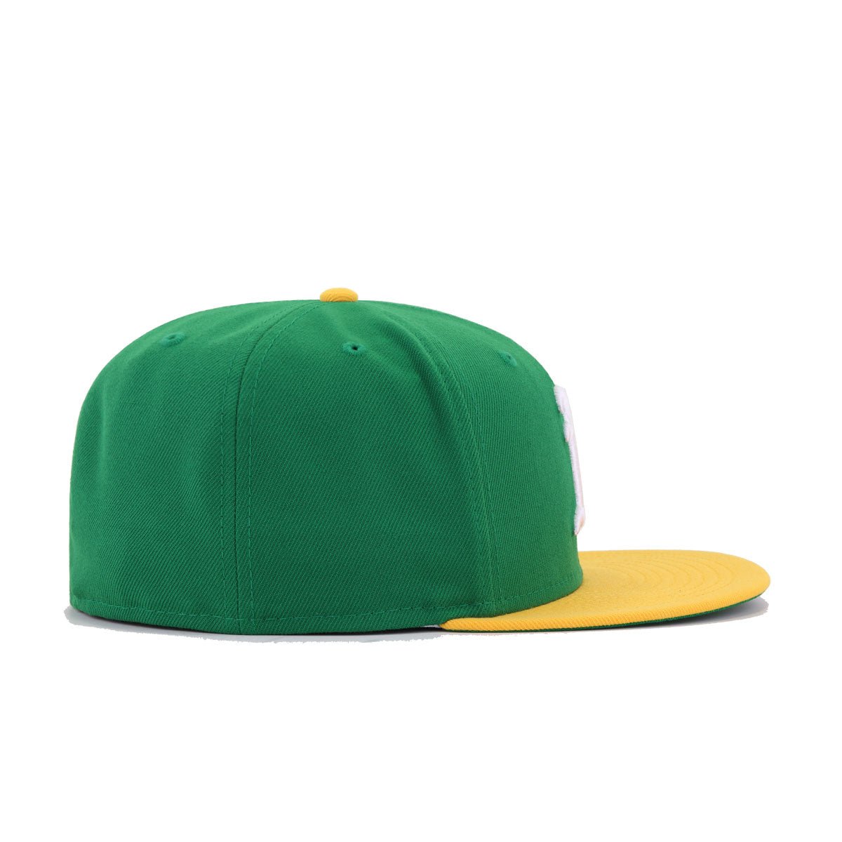 Oakland Athletics Kelly Green A Gold 1974 World Series Cooperstown Green Bottom New Era 59Fifty Fitted