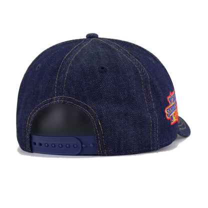 Los Angeles Dodgers Light Navy Denim 1981 World Series New Era 9Forty A-Frame Snapback