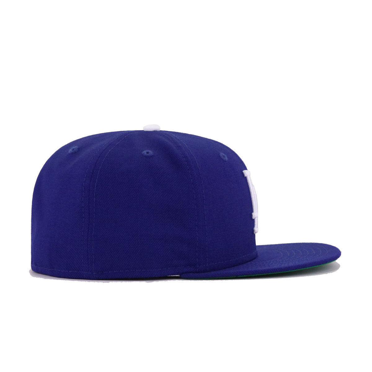 Los Angeles Dodgers Dark Royal Blue 1988 World Series Cooperstown Green Bottom New Era 59Fifty Fitted