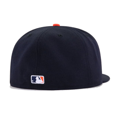 Detroit Tigers Navy Road Cooperstown AC New Era 59Fifty Fitted