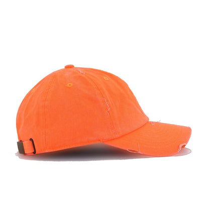 Distressed Neon Orange KBEthos Vintage Dad Hat