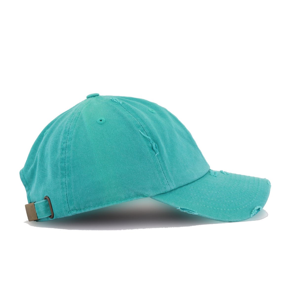 Distressed Pigmented Turquoise KBEthos Vintage Dad Hat