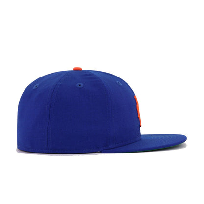 New York Mets Light Royal Blue 1986 World Series Cooperstown Green Bottom New Era 59Fifty Fitted