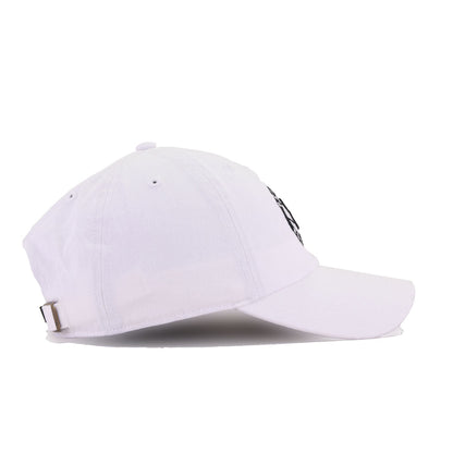 Brooklyn Nets White 47 Brand Clean Up Dad Hat