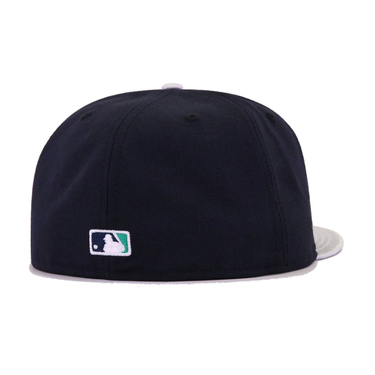 Seattle Mariners Navy Metallic Silver Cooperstown AC New Era 59Fifty Fitted