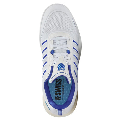 Men's Ultra Court Pickleball Shoes White and Dazzling Blue