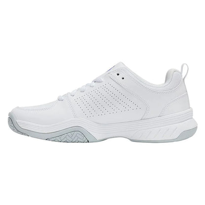 Men's Court Express 2 Tennis Shoes White and Dazzling Blue