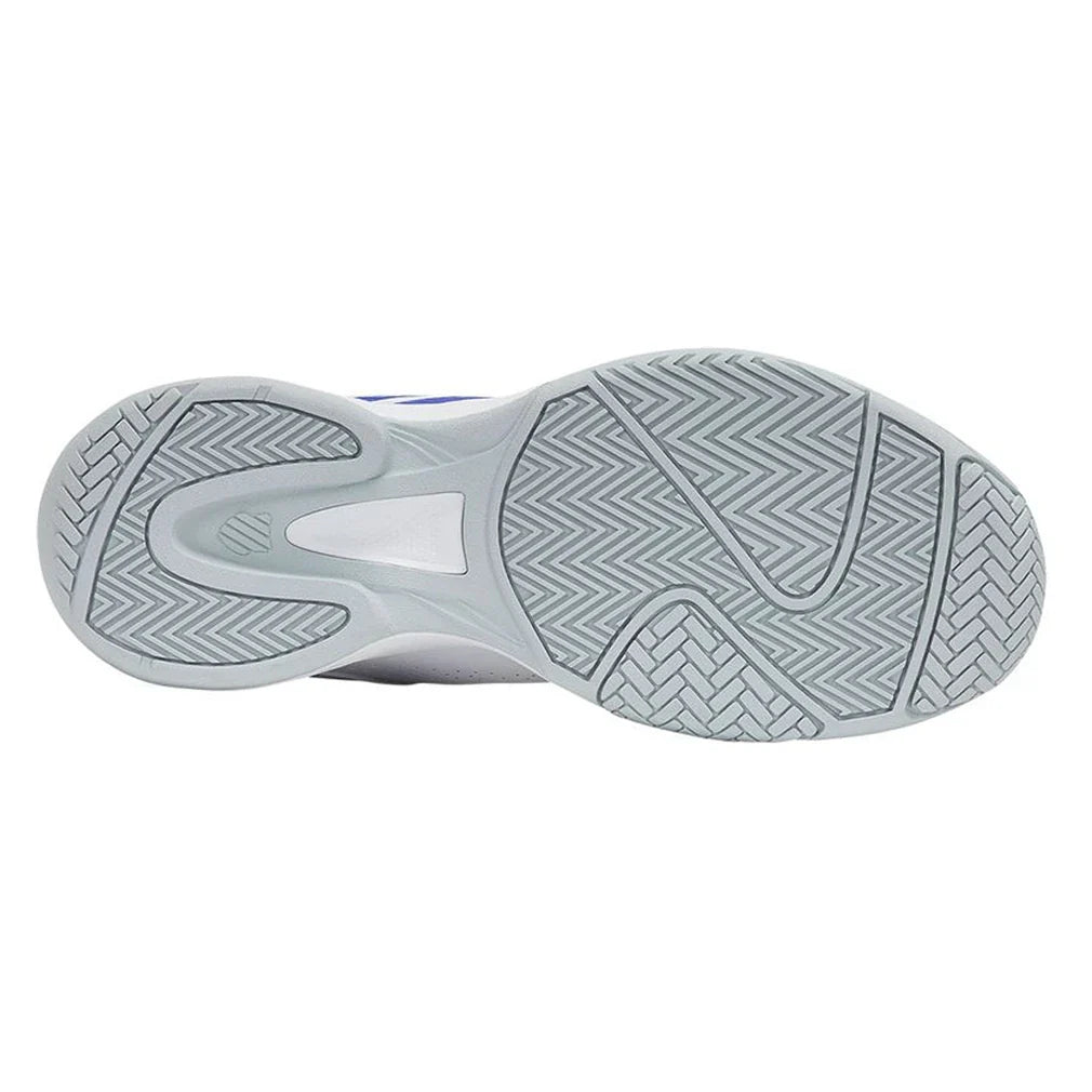 Men's Court Express 2 Tennis Shoes White and Dazzling Blue