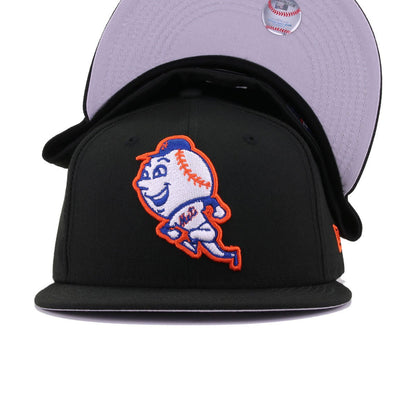 New York Mets Black Mr Met New Era 59Fifty Fitted