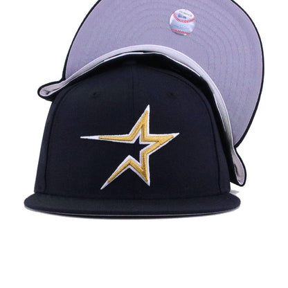 Houston Astros Navy Cooperstown AC New Era 59Fifty Fitted