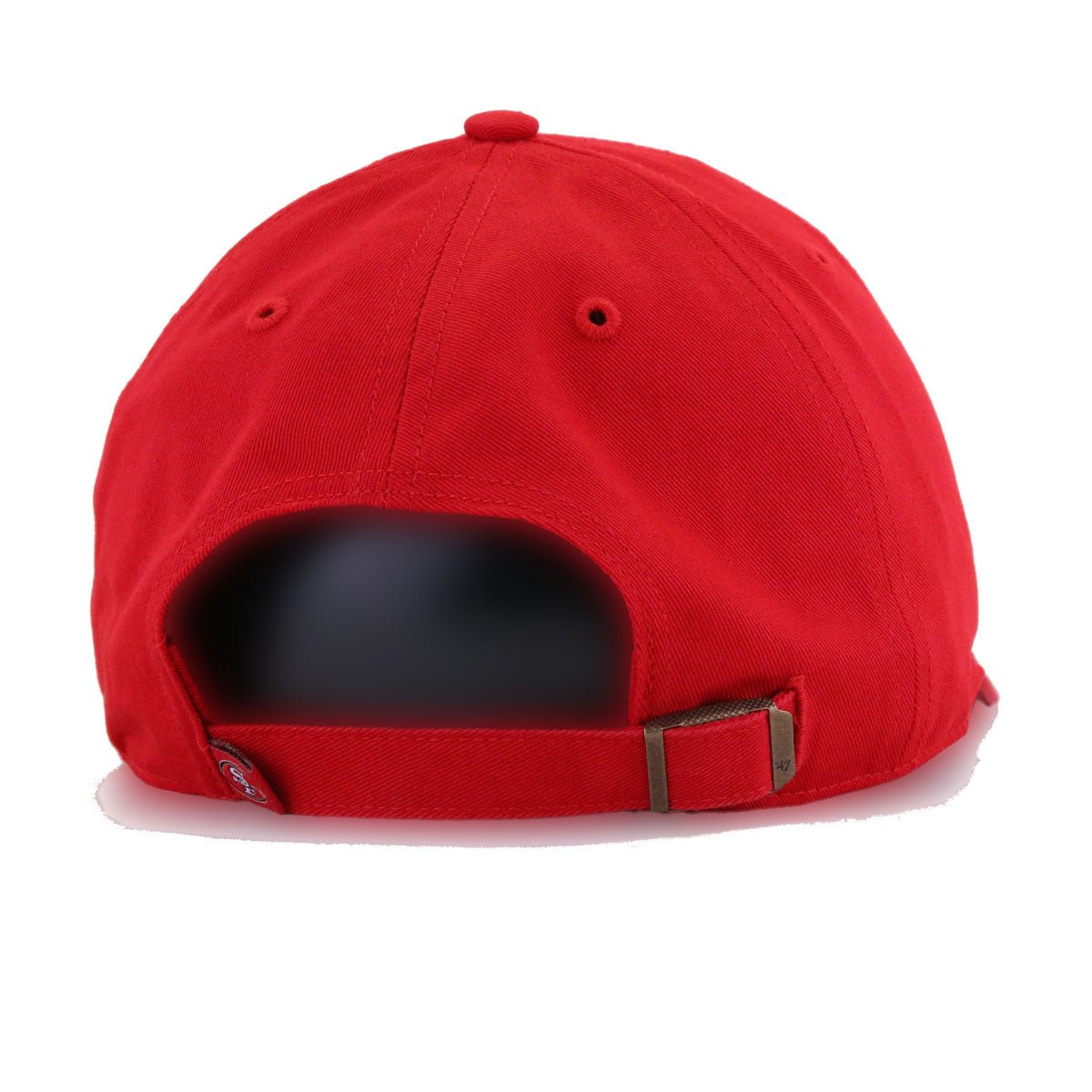 San Francisco 49ers Front Door Red 47 Brand Clean Up Dad Hat