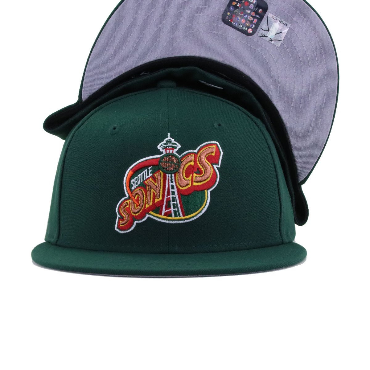 Seattle Supersonics Dark Green 1995 New Era 59Fifty Fitted